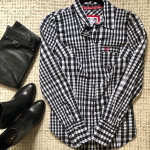💖3/$20💖Guess Check Button Down Shirt